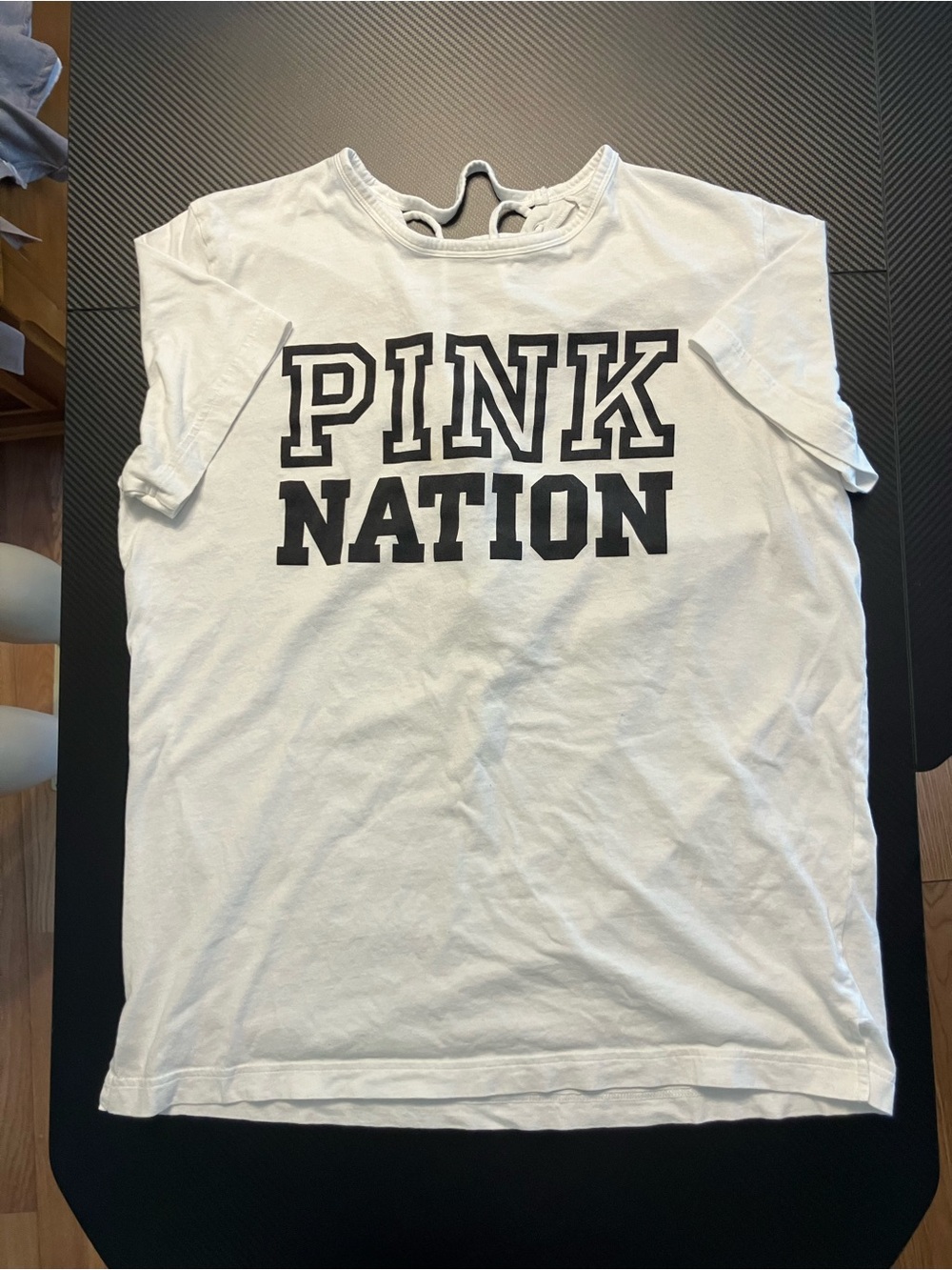 Girls' White Logo Tee
